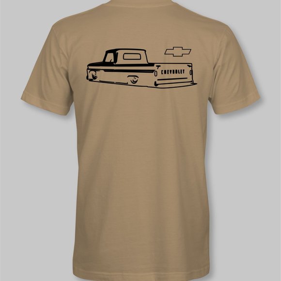 60-66 Chevrolet Chevy Truck Longbed Retro T-Shirt - Picture 9 of 11